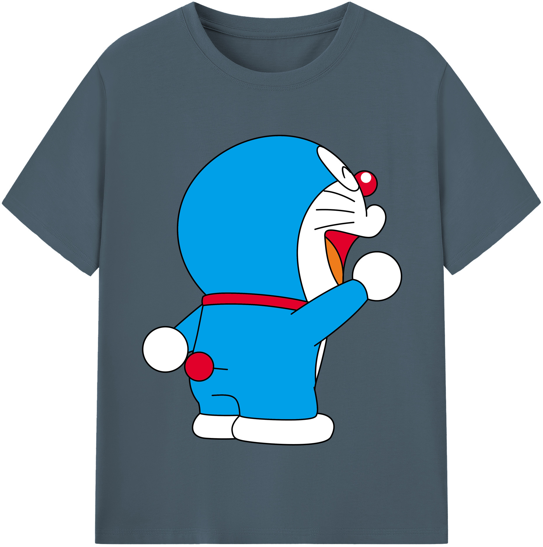 （画像用） ドラえもん Doraemon 綿100％半袖Tシャツ（フロントプリント）